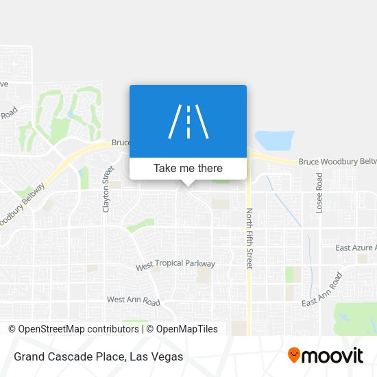 Grand Cascade Place map