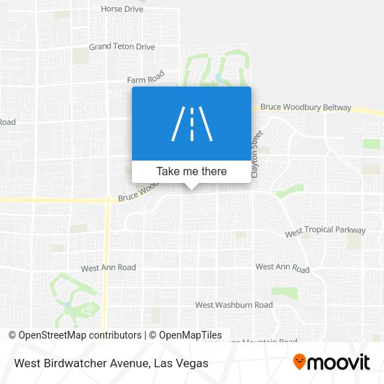 Mapa de West Birdwatcher Avenue