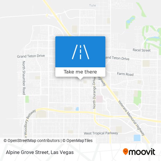 Alpine Grove Street map