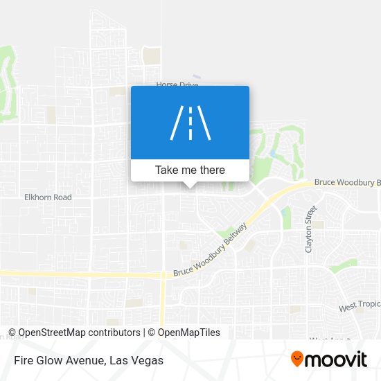 Fire Glow Avenue map