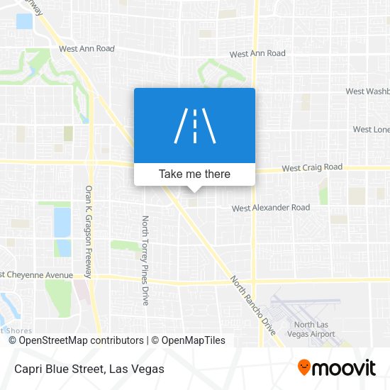 Capri Blue Street map