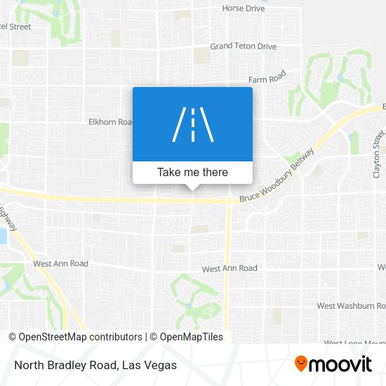 Mapa de North Bradley Road