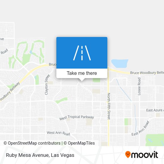 Mapa de Ruby Mesa Avenue