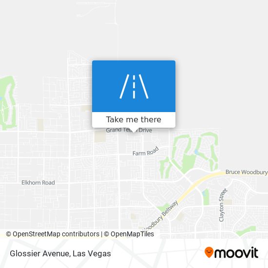 Glossier Avenue map