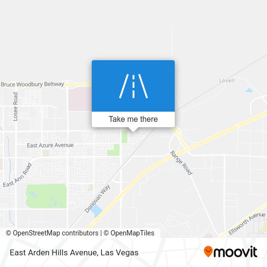 Mapa de East Arden Hills Avenue
