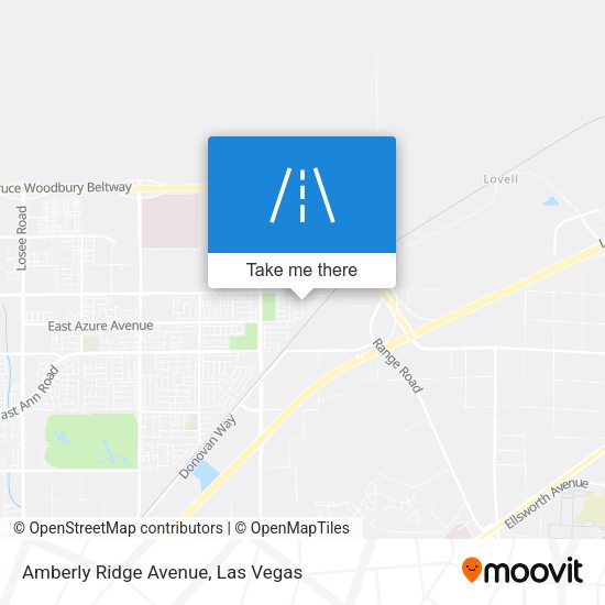Mapa de Amberly Ridge Avenue