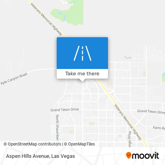 Aspen Hills Avenue map