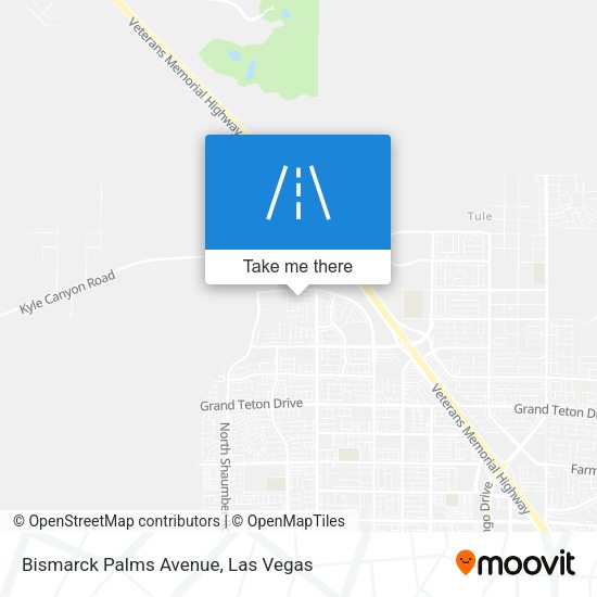 Mapa de Bismarck Palms Avenue
