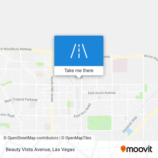 Beauty Vista Avenue map