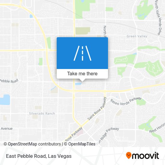 East Pebble Road map