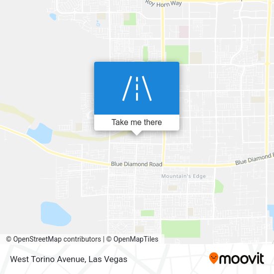 West Torino Avenue map