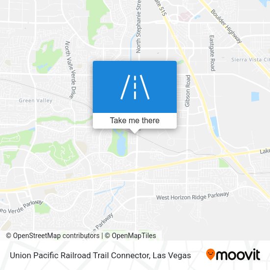 Mapa de Union Pacific Railroad Trail Connector