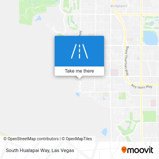 South Hualapai Way map