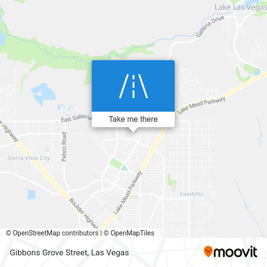 Gibbons Grove Street map