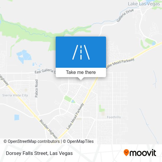 Mapa de Dorsey Falls Street