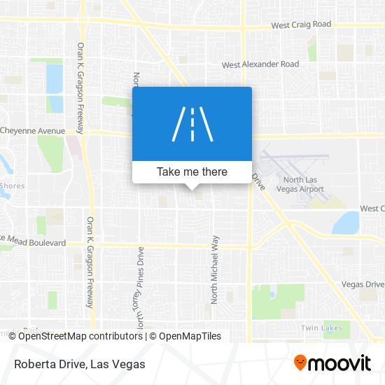 Mapa de Roberta Drive