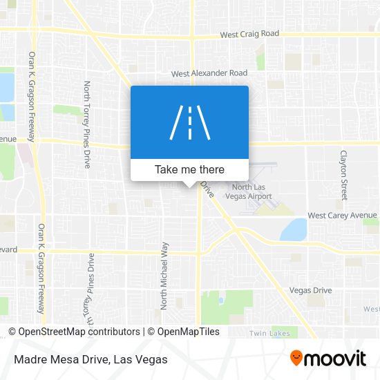 Mapa de Madre Mesa Drive