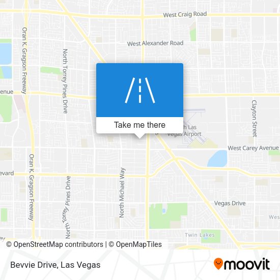 Mapa de Bevvie Drive