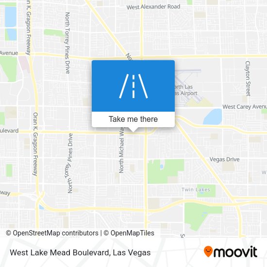 Mapa de West Lake Mead Boulevard
