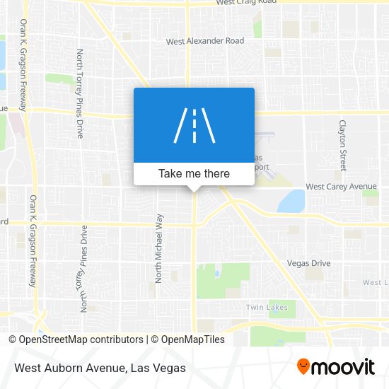 Mapa de West Auborn Avenue