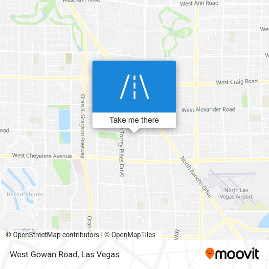 Mapa de West Gowan Road