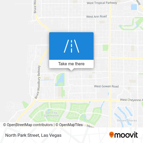 North Park Street map