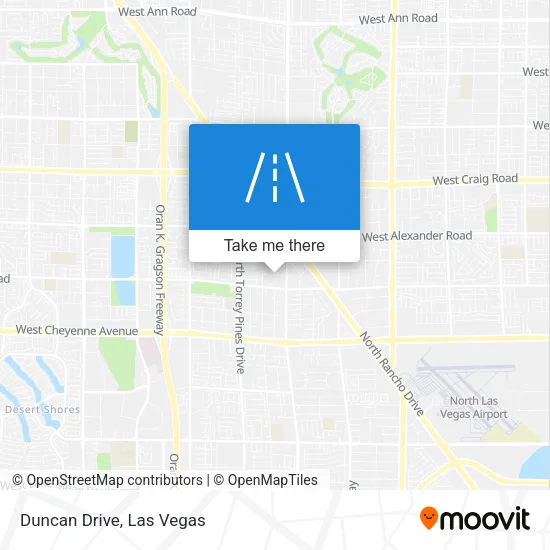 Duncan Drive map