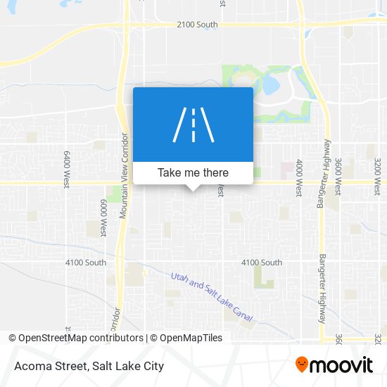Acoma Street map