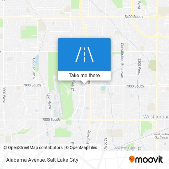 Mapa de Alabama Avenue