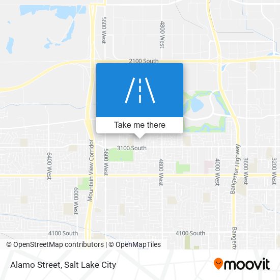 Mapa de Alamo Street