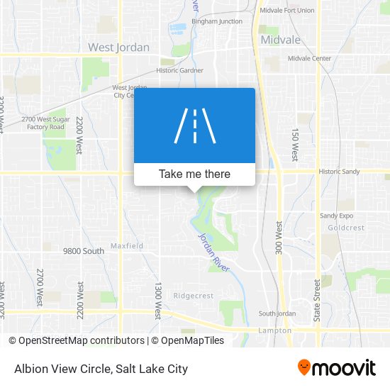Albion View Circle map