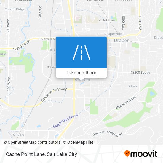 Cache Point Lane map