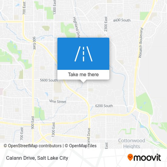 Calann Drive map