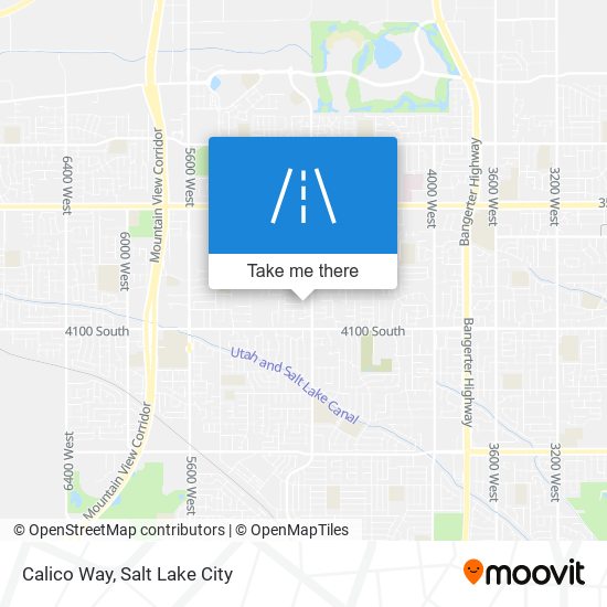 Calico Way map