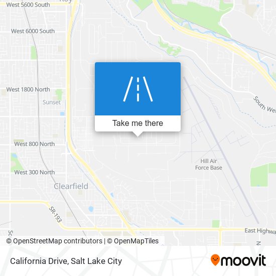 California Drive map