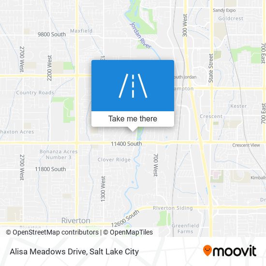 Alisa Meadows Drive map