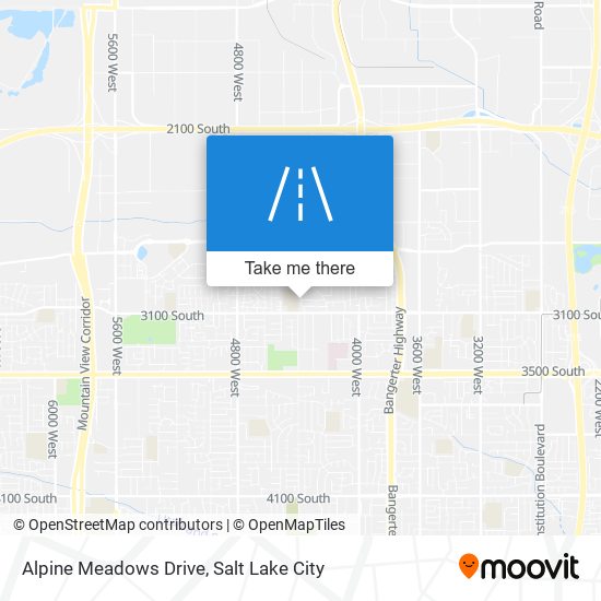 Alpine Meadows Drive map