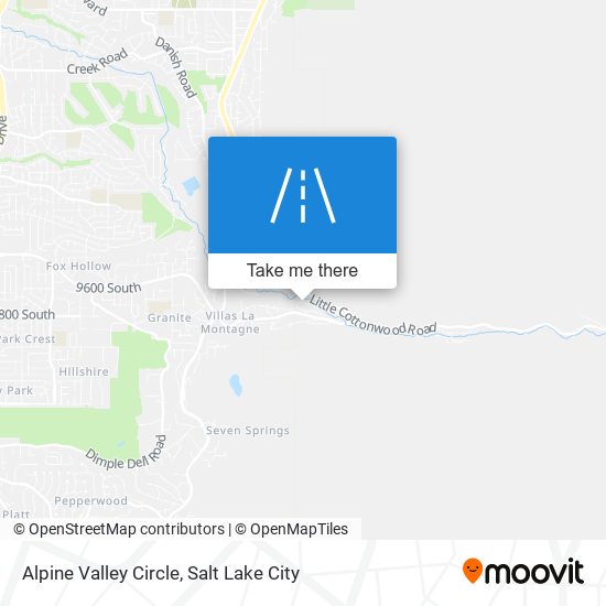 Alpine Valley Circle map