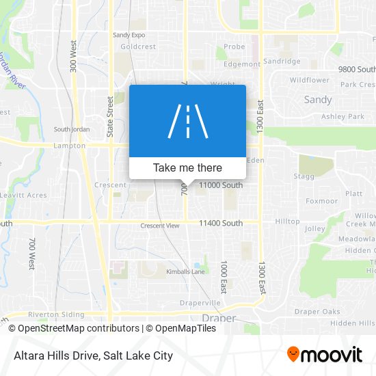 Altara Hills Drive map