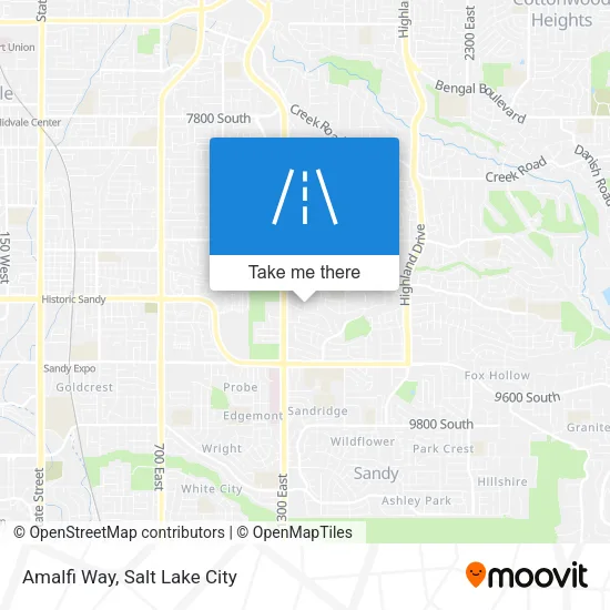 Amalfi Way map