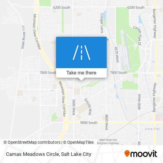 Mapa de Camas Meadows Circle