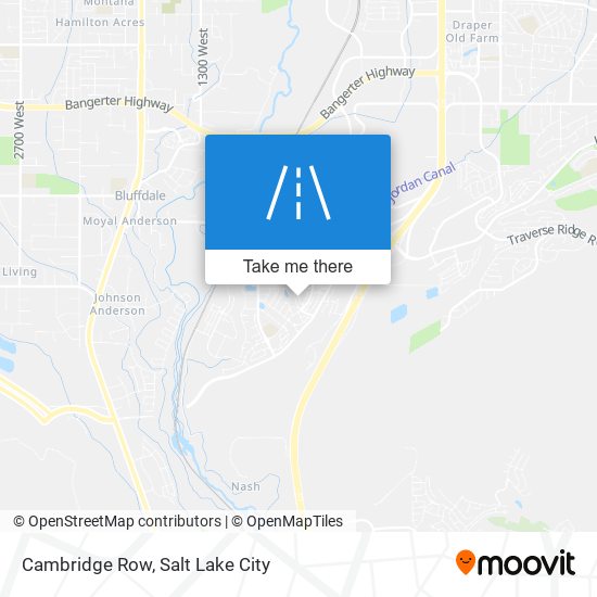 Cambridge Row map