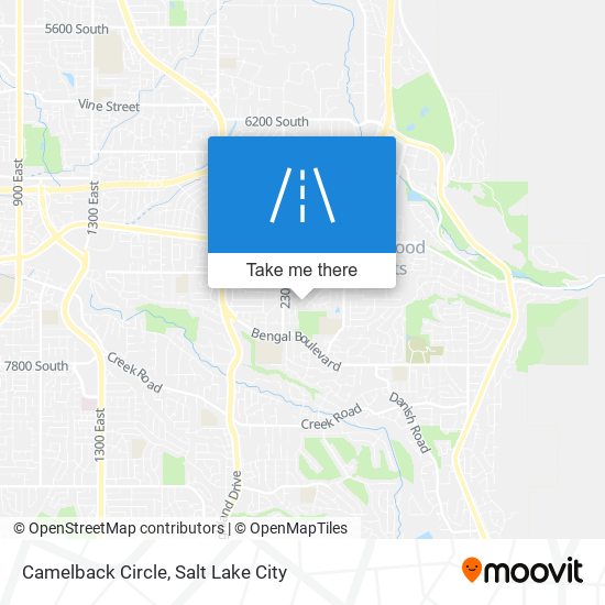 Camelback Circle map