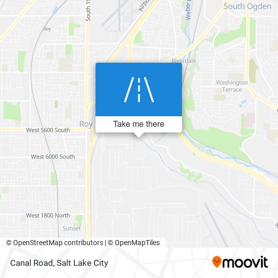 Mapa de Canal Road