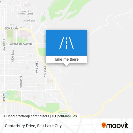 Canterbury Drive map