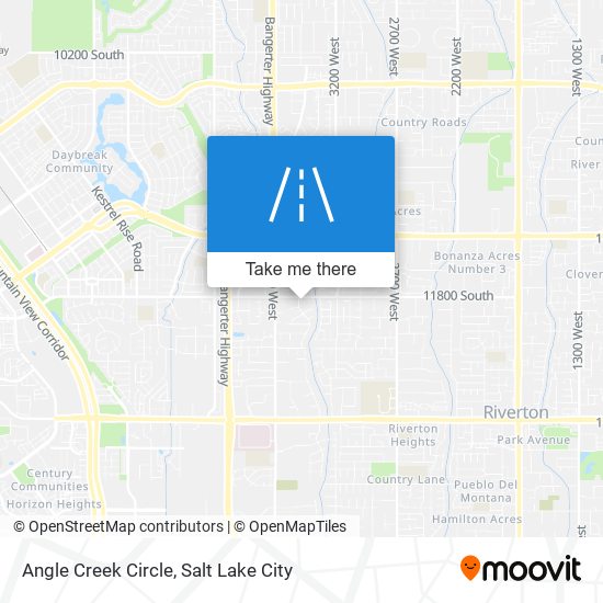 Mapa de Angle Creek Circle