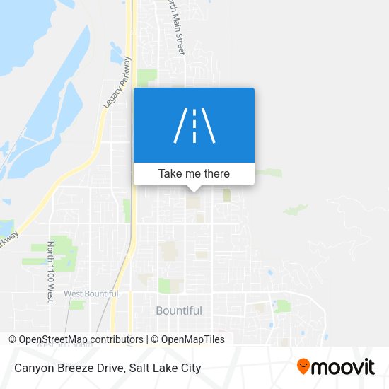 Canyon Breeze Drive map