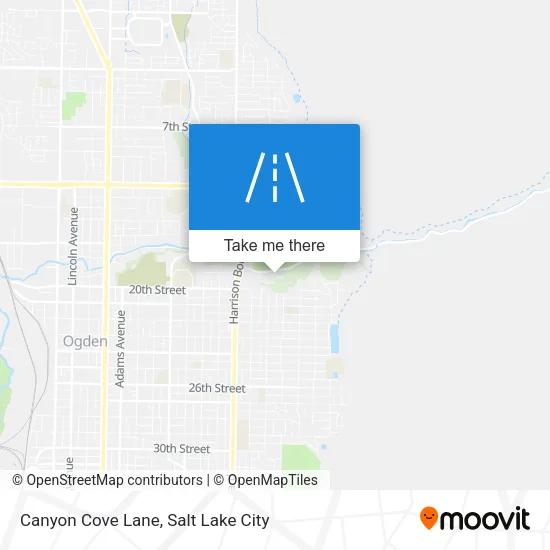 Canyon Cove Lane map