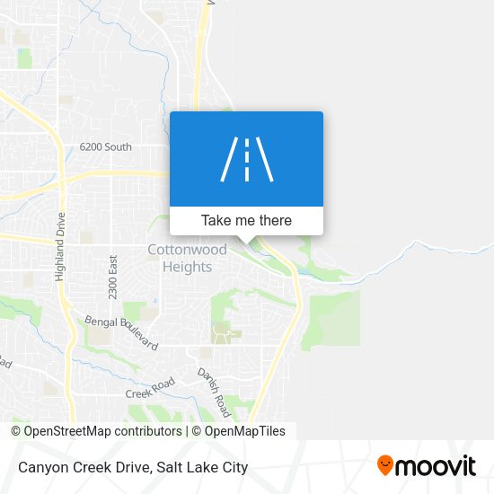 Canyon Creek Drive map