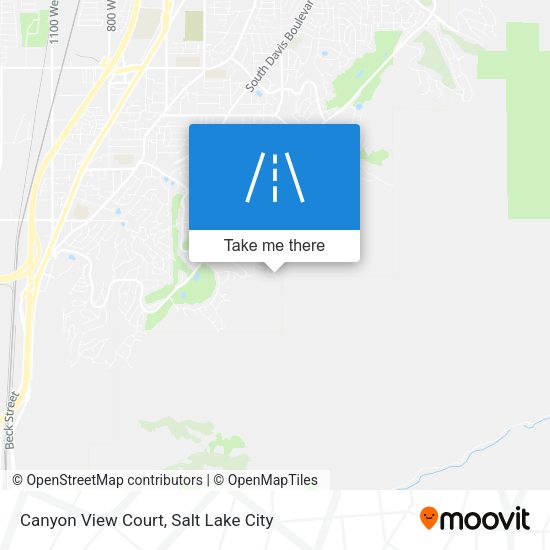 Canyon View Court map